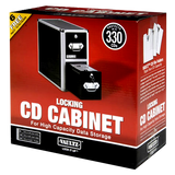 Vaultz 330 Disc Capacity Locking CD-DVD Cabinet